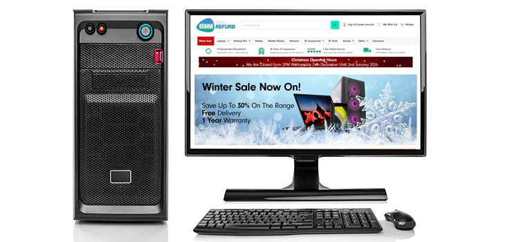 A simple desktop computer