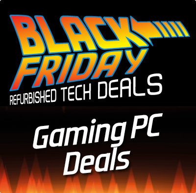 Graphical image with the words: Black Friday Gaming Deals