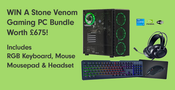 Win a Stone Venom Gaming PC Worth £675!
