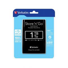 Verbatim Store n Go 1Tb 2.5 External HD USB3 Black