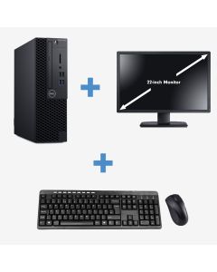 Wireless Desktop Bundle - i5 Desktop, 24" Monitor, Wireless Keyboard & Mouse, Wi-Fi