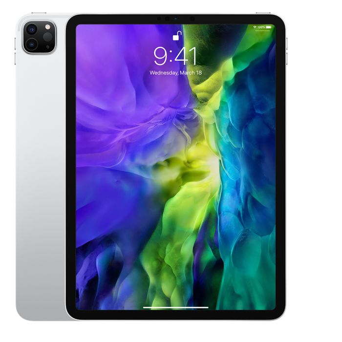 iPad Pro 11-inch (2nd Gen) - 256GB Storage - Silver - Wi-Fi +