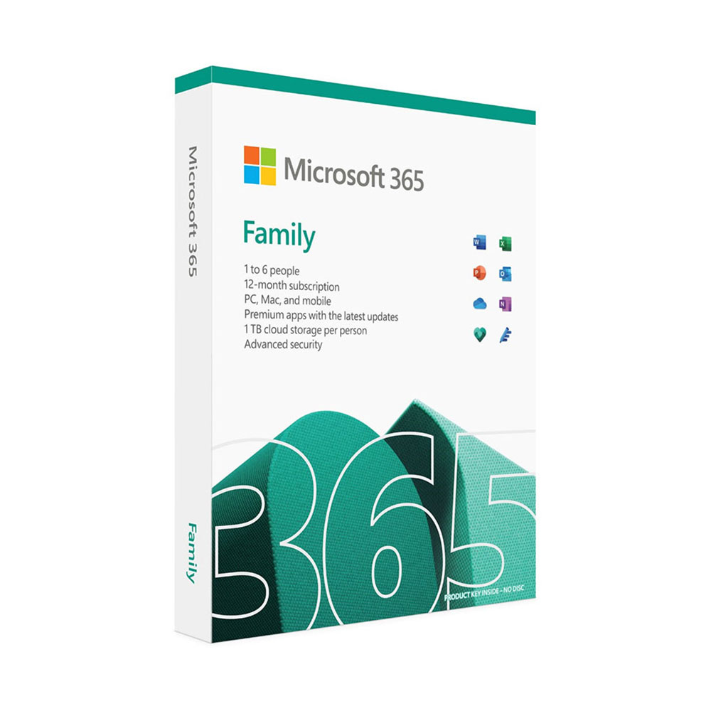 Microsoft Office 365 Family (1 Year Subscription)