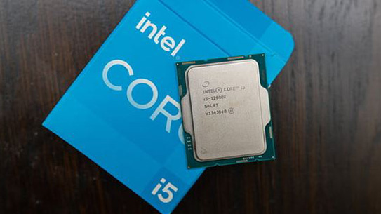 Photo of an Intel Core i5 processor